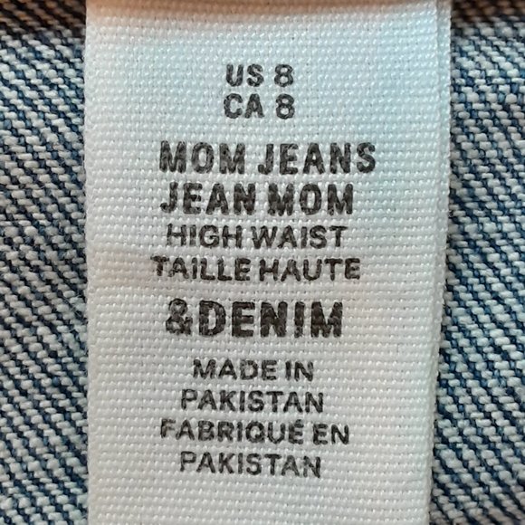 H&M high waist button-fly Mom Jeans (8) - Picture 6 of 8